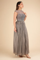 Grey Embellished Gown159 video
